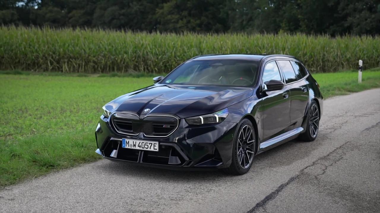 The all-new BMW M5 Touring Exterior Design in Carbon Black