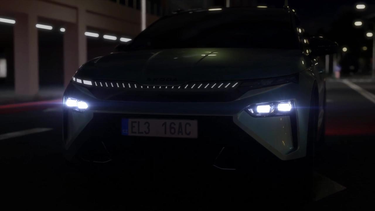 The new Škoda Elroq - Modern Solid lighting