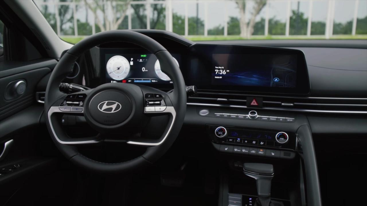 2025 Hyundai Elantra Hybrid Interior Design