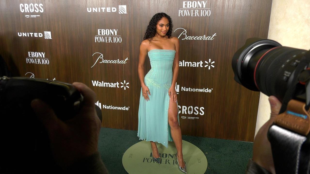 Chandler Kinney '2024 EBONY Power 100 Gala' Green Carpet