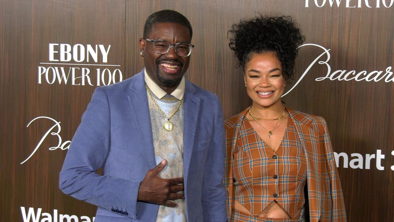 Lil Rel Howery and Dannella Lane '2024 EBONY Power 100 Gala' Green Carpet