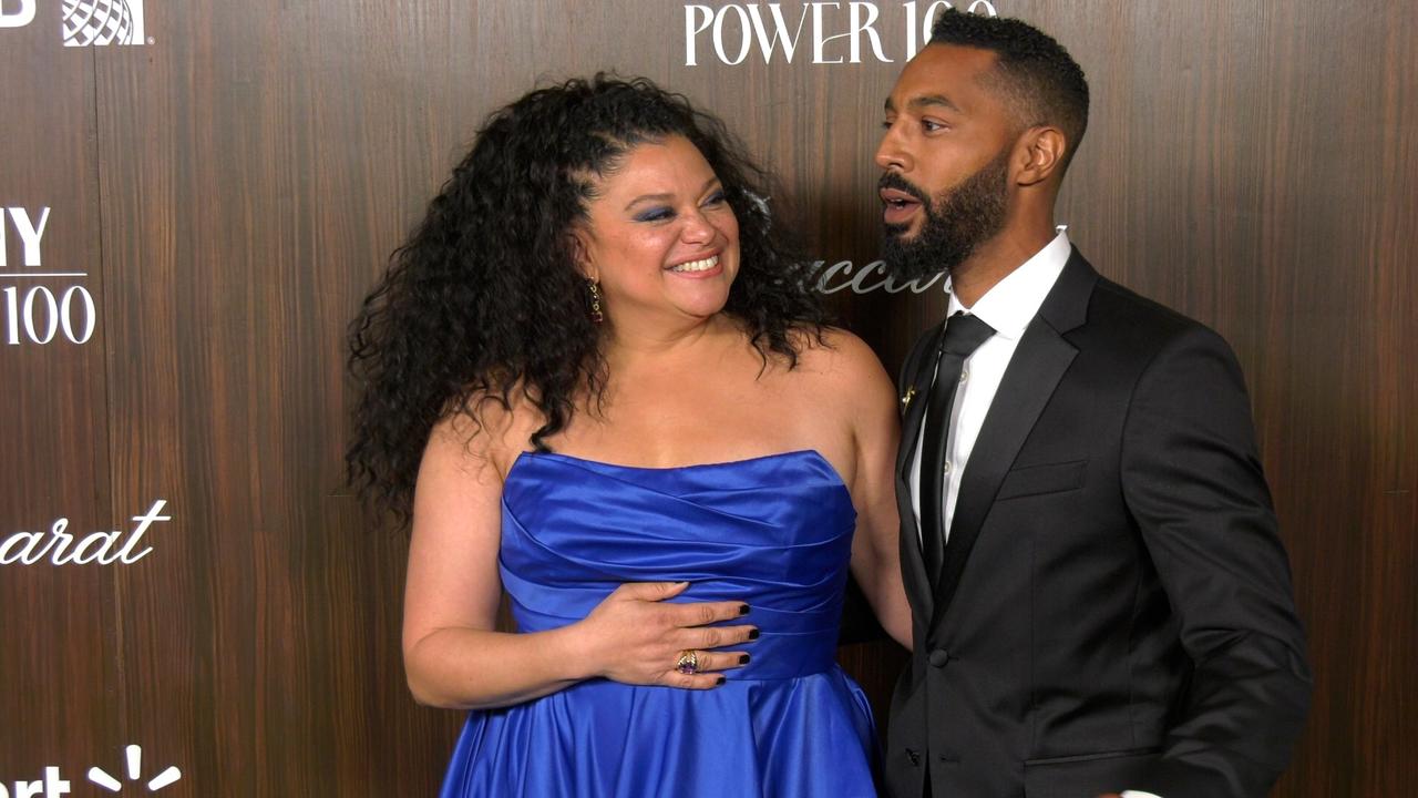 Michelle Buteau and Tone Bell '2024 EBONY Power 100 Gala' Green Carpet