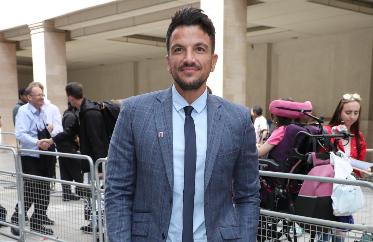 Peter Andre planning family podcast