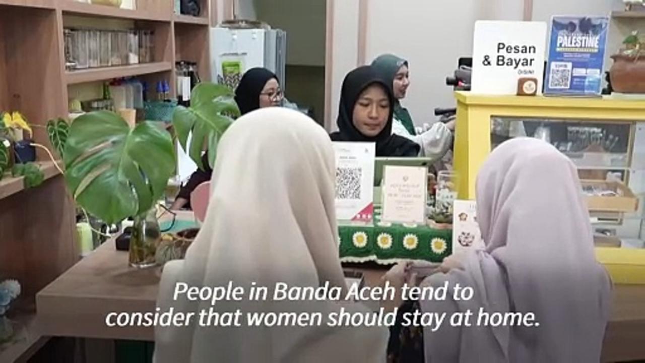 Woman-owned cafe in Indonesia's conservative stronghold shakes stigma