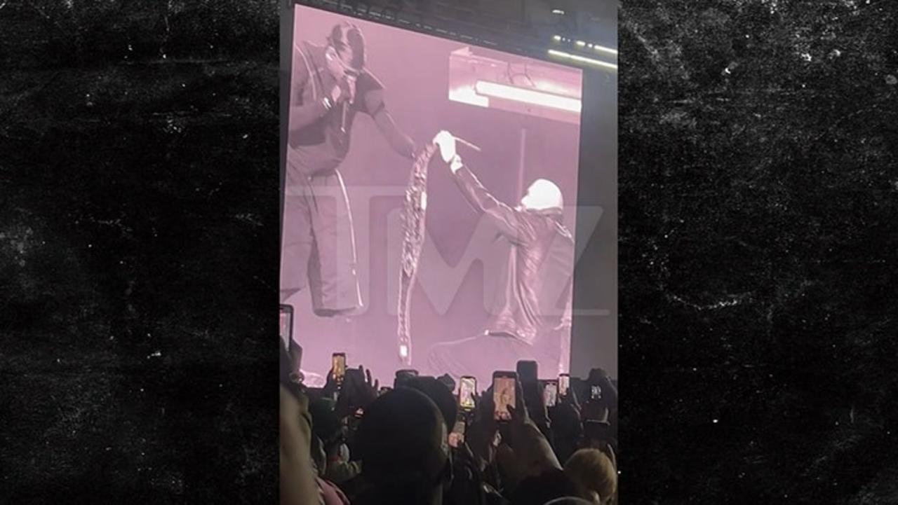 Travis Scott ComplexCon Crashed by Triple H to Unveil WWE Netflix Partnership