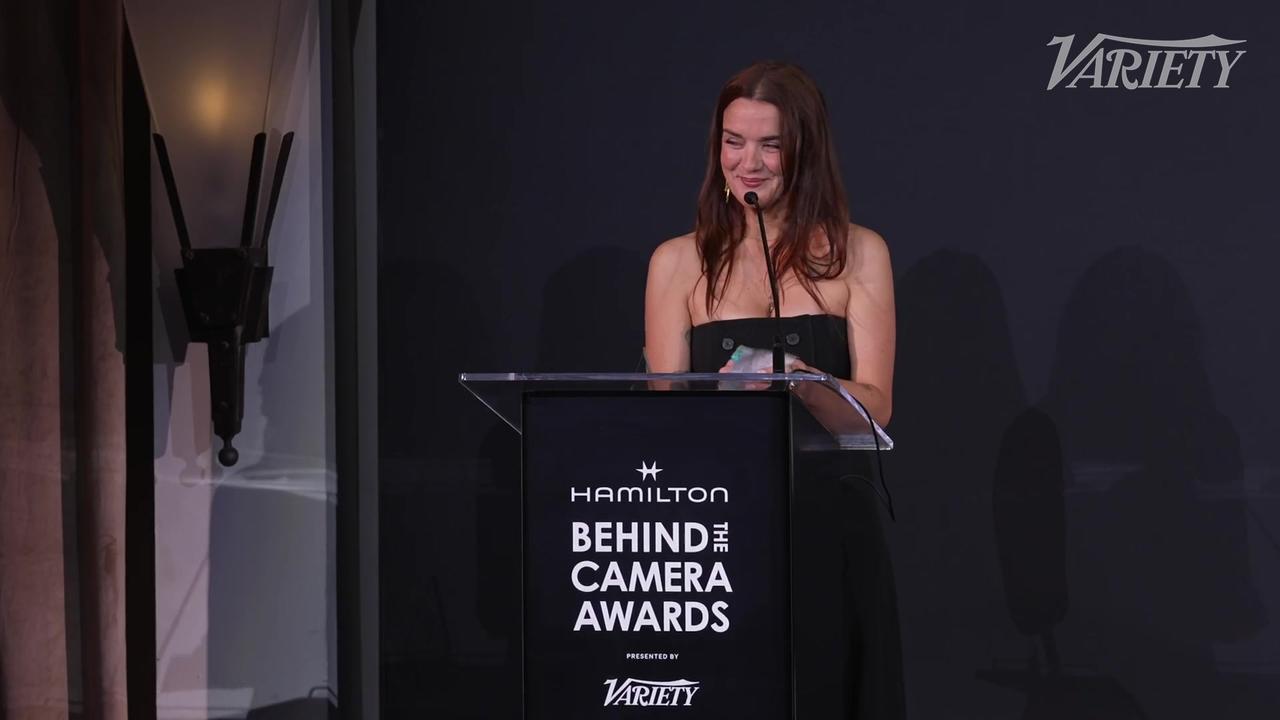 Julia Floch-Carbonel Full Speech | Hamilton Behind the Camera Awards