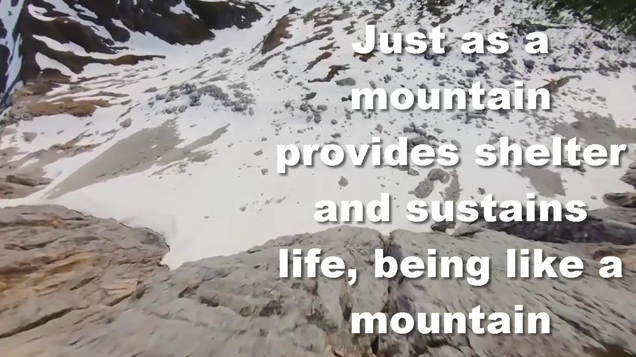 BE LIKE A MOUNTAIN