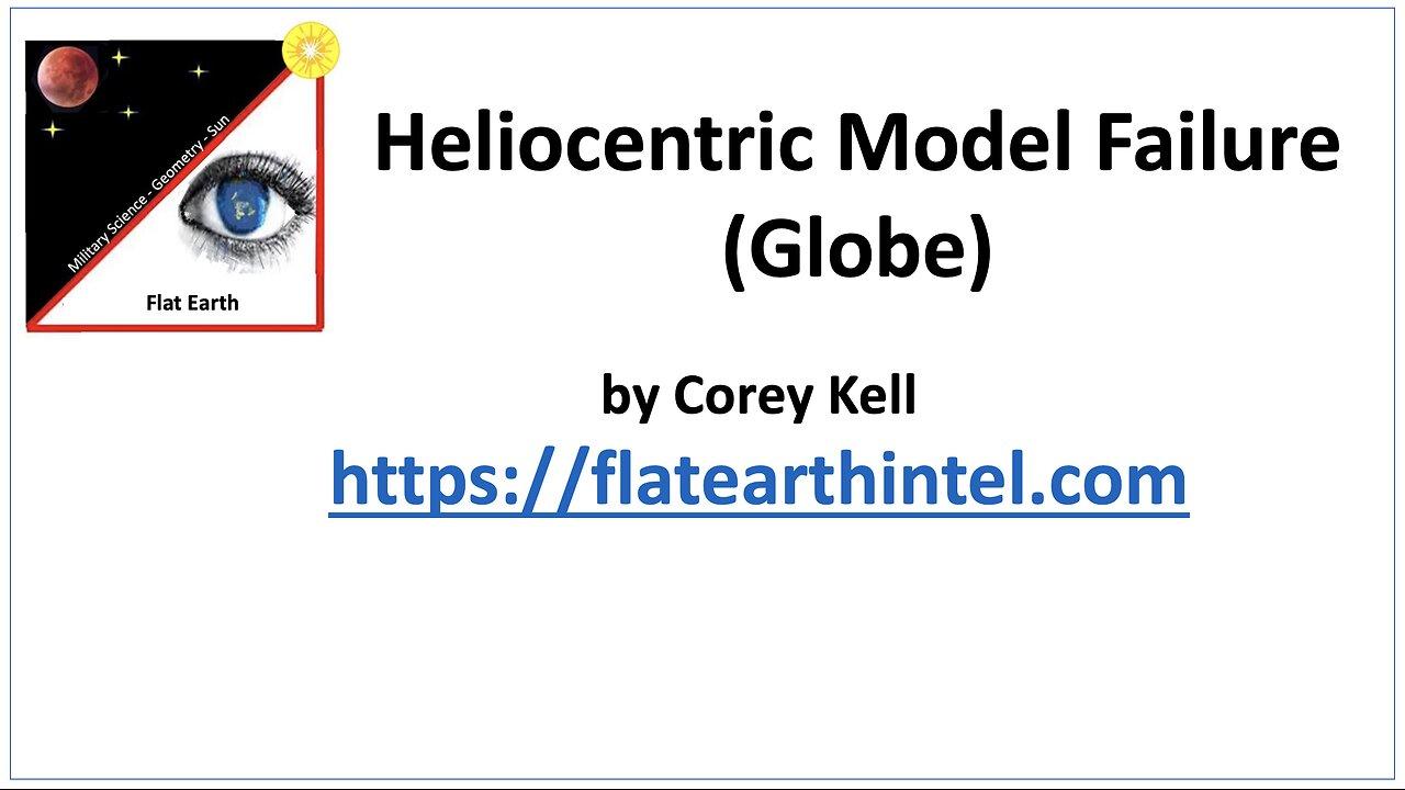 The heliocentric globe model failure