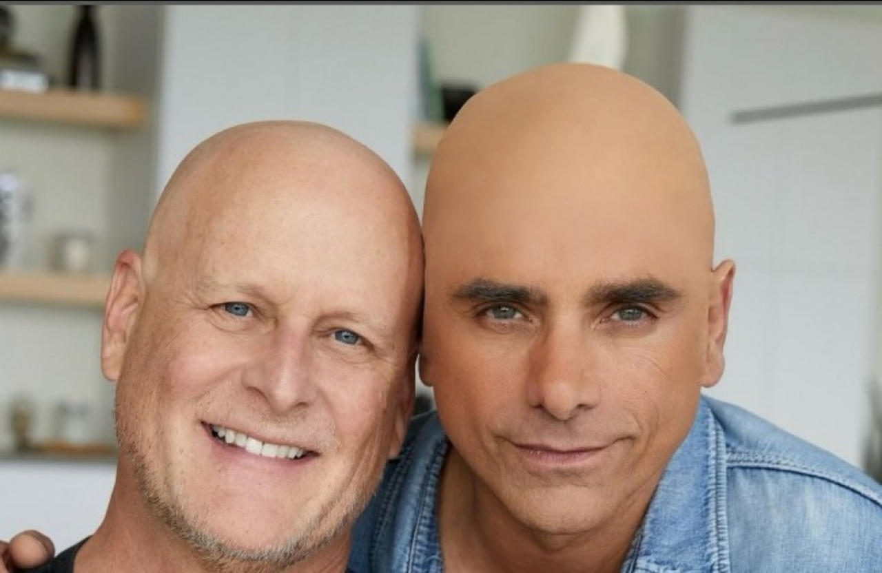 Cancer-stricken Dave Coulier 'laughed out loud' when John Stamos came to see him wearing a bald cap