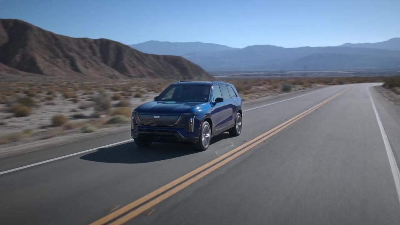 The all-electric 2026 Cadillac VISTIQ Driving Video