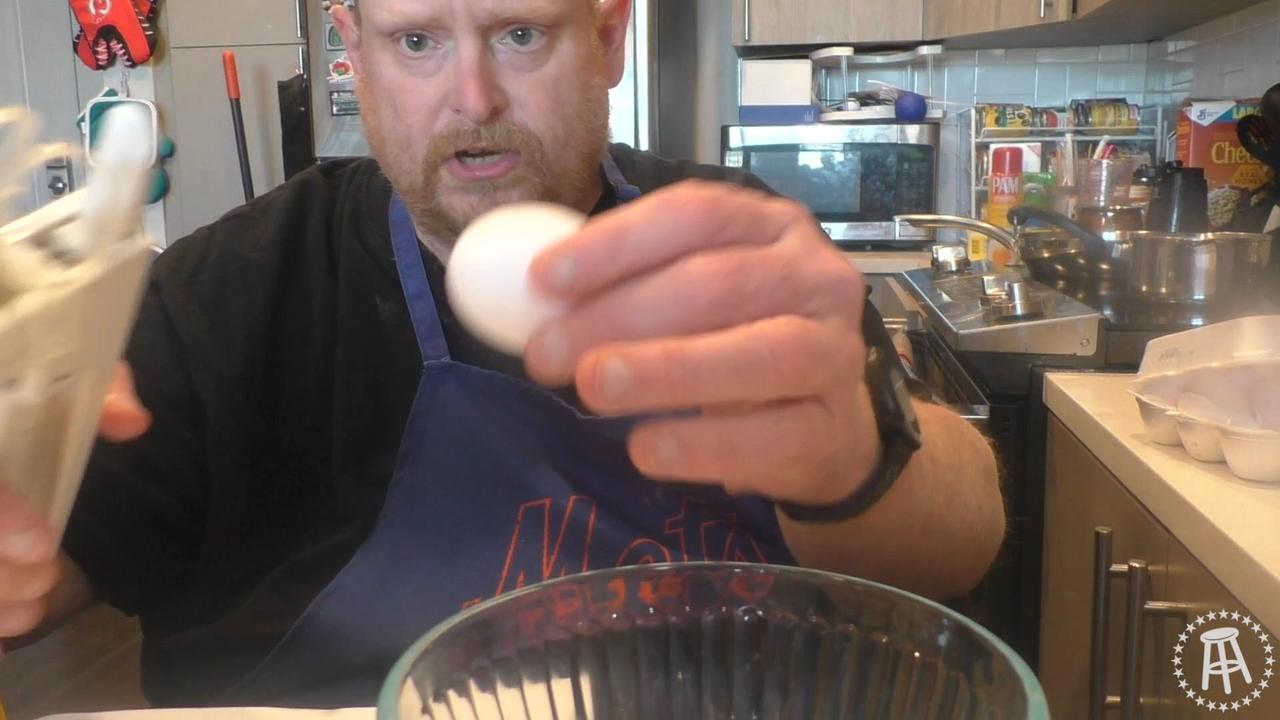 Tank Cooks Eggs Benedict