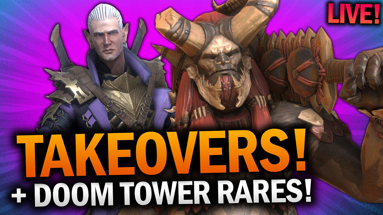 NEW ACCOUNT TAKEOVERS and Best F2P Champs for Doom Tower! - Raid Shadow Legends