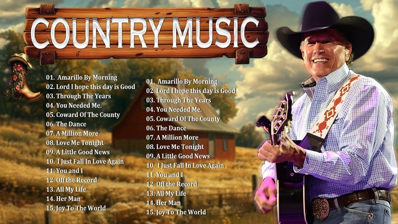 Best Slow Country Songs Of All Time 🐎 Kenny Rogers, George Strait, Don Williams, Josh Turner