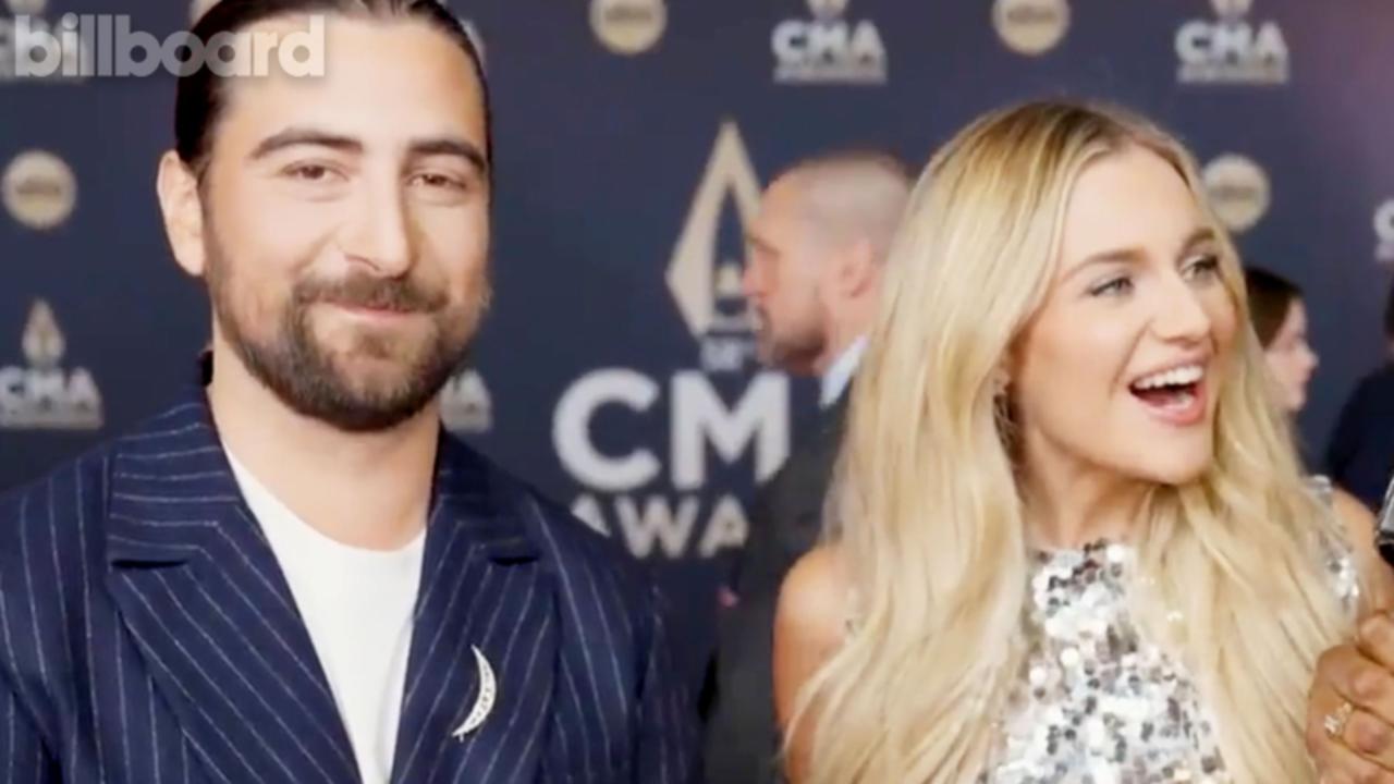 Noah Kahan & Kelsea Ballerini Talk 'Cowboys Cry Too,' How They Met & More | CMA Awards 2024