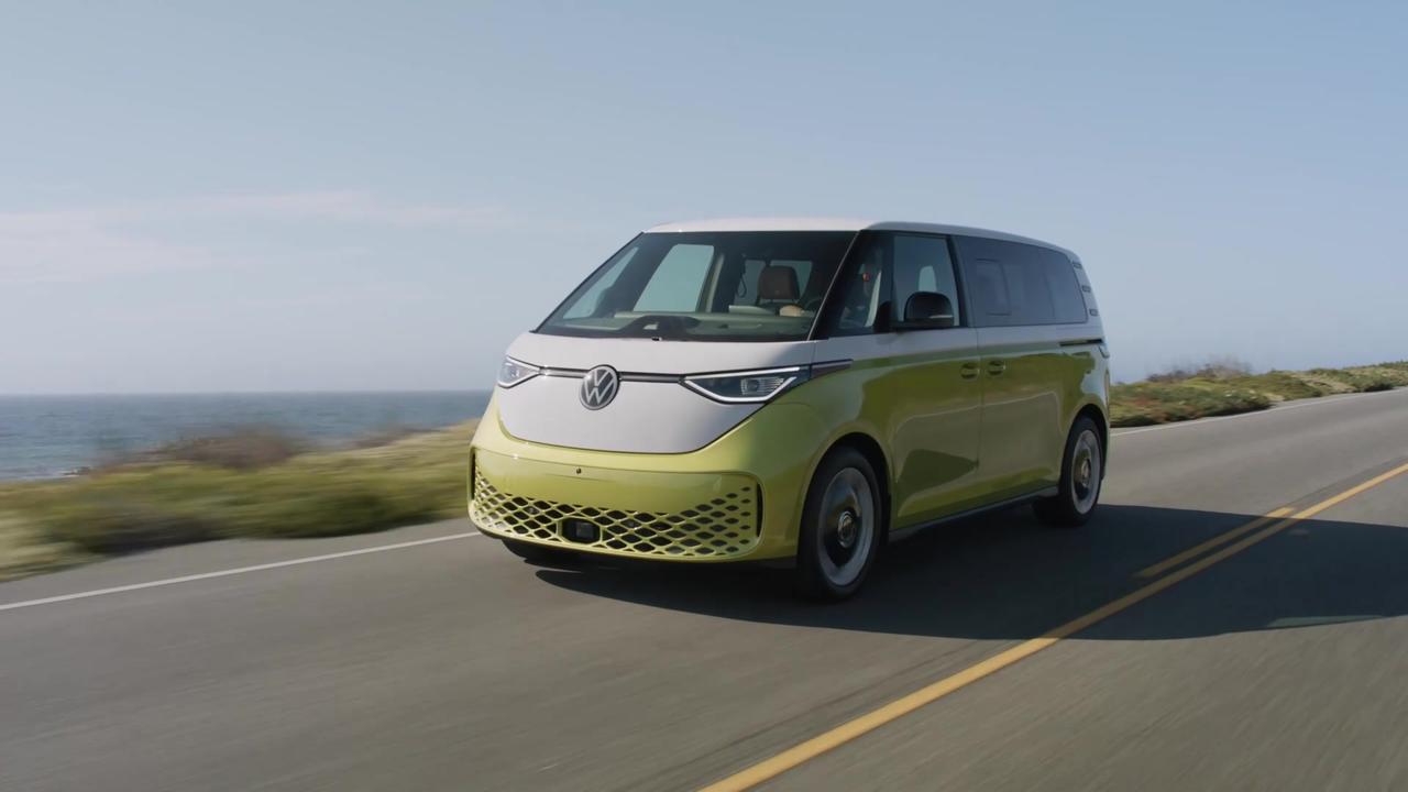 2025 Volkswagen ID. Buzz in Pomelo Yellow Driving VIdeo