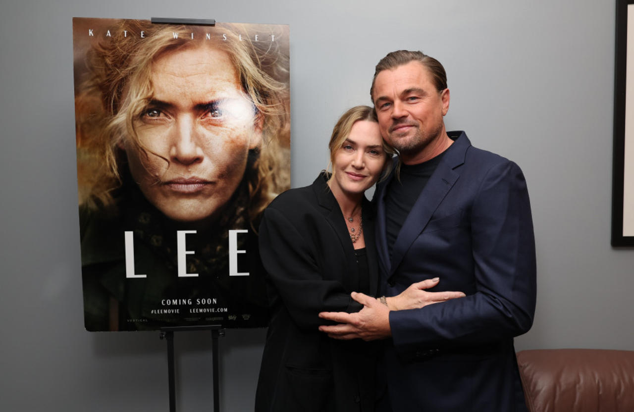 Kate Winslet emotional at Leonardo DiCaprio reunion