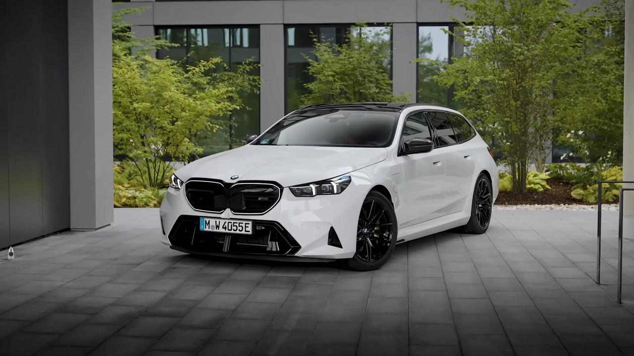 The all-new BMW M5 Touring Design Preview in Alpine White