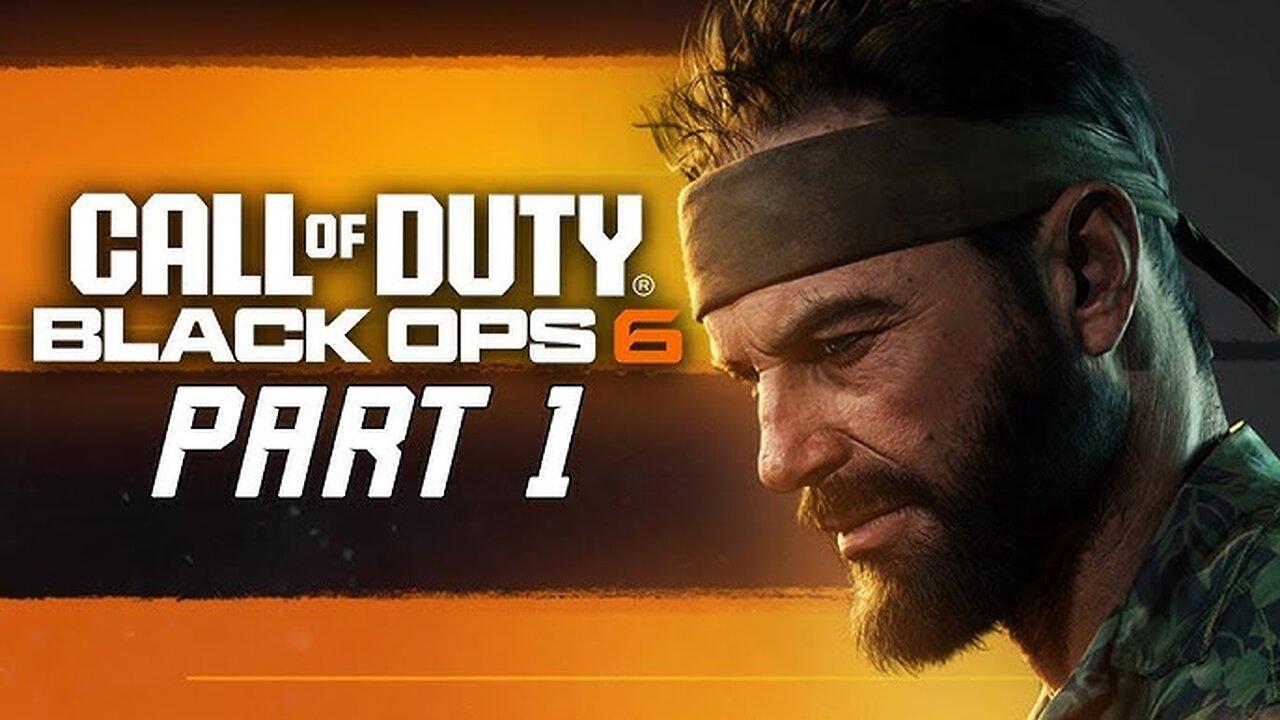 CALL OF DUTY BLACK OPS 6 PS5 Gameplay Part 1 - INTRO (COD 2024 Campaign)