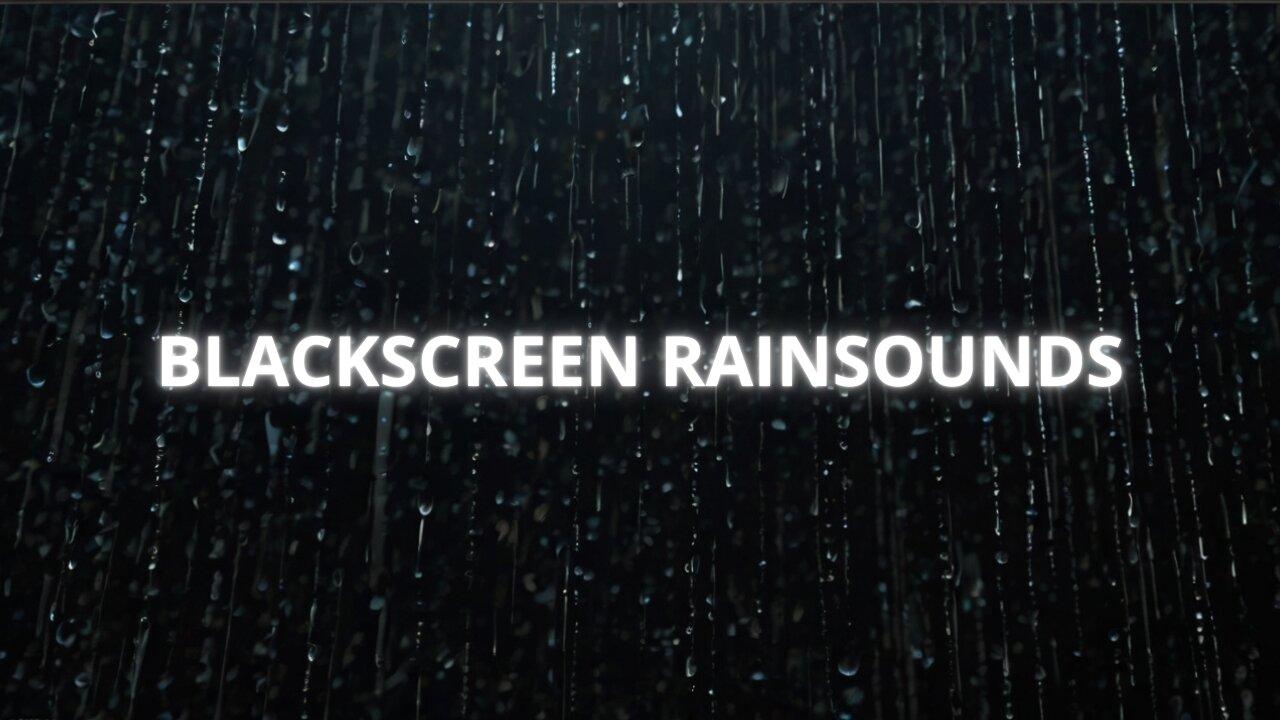 Calming Rain Black Screen Live to Sleep Better