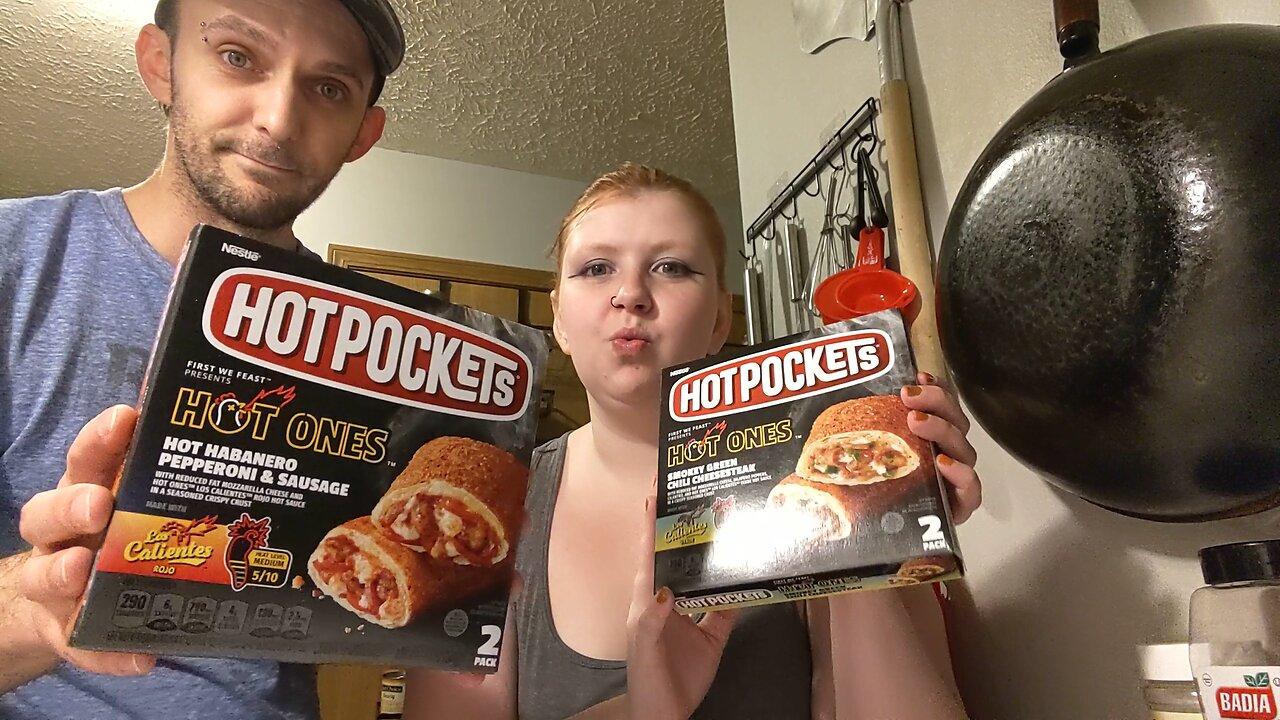 Hot Ones x Hot Pockets Taste Test: Pepperoni/Sausage & Cheesesteak