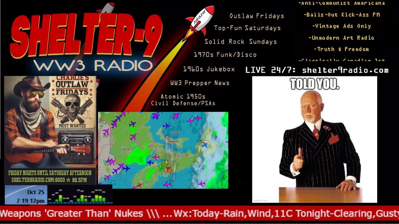 WW3 FM | Outlaw Country Friday! 11-22-24 | Music-Wx-Prepper News