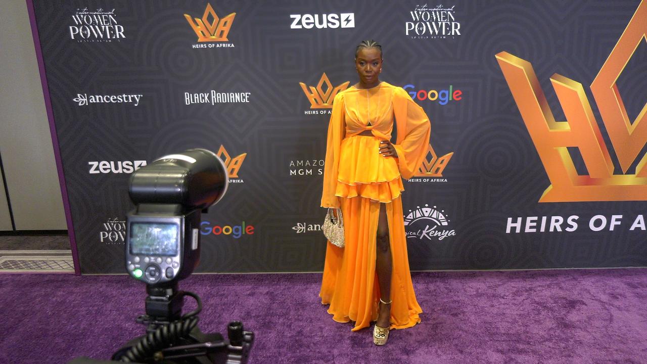 Folake Olowofoyeku 'Heirs Of Afrika 7th Annual International Women of Power Awards' Purple Carpet