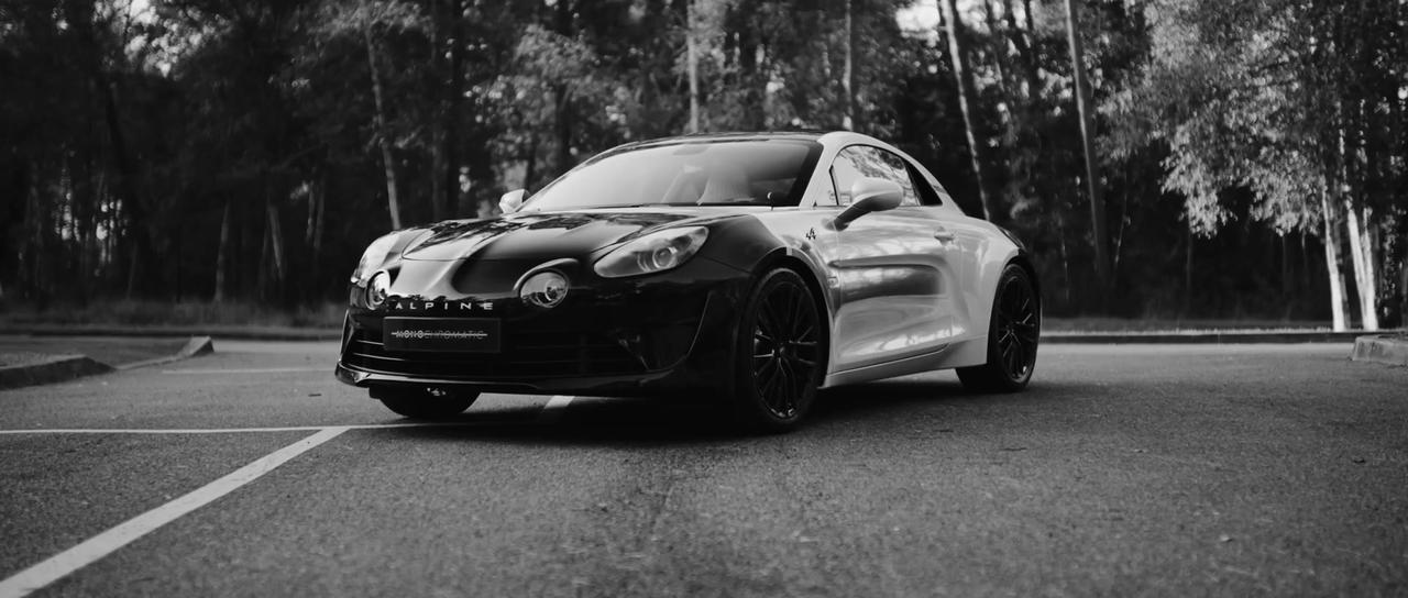 The Monochromatic artistic collaboration Alpine x Mathieu Cesar brings to life an A110 S rendered in Black & White