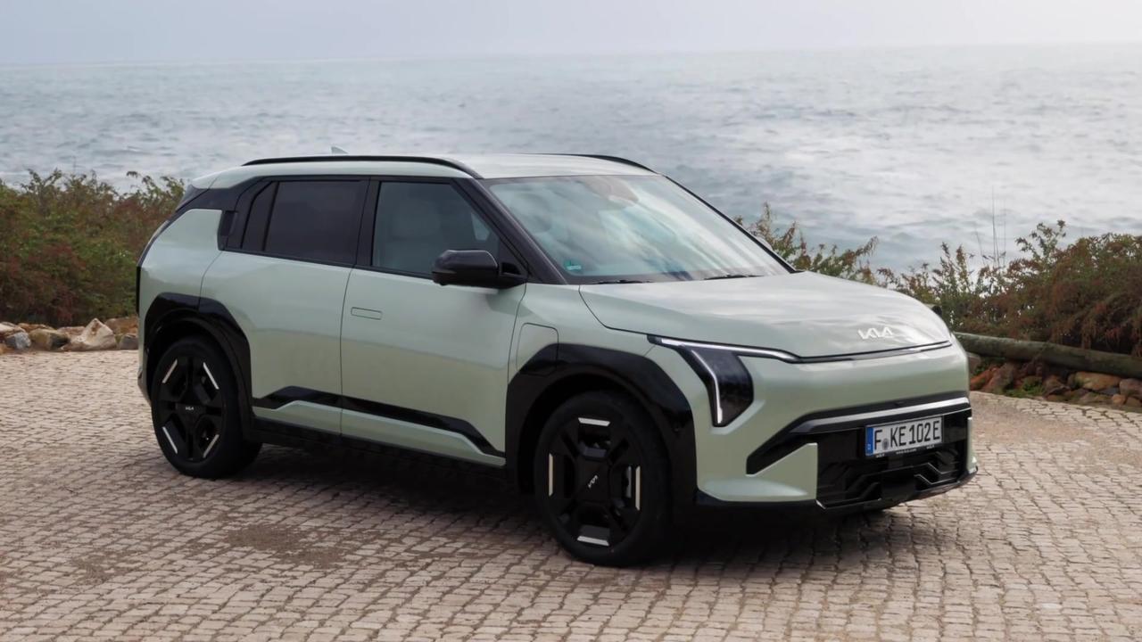 Kia EV3 'GT-Line' Exterior Design in Pistachio Green