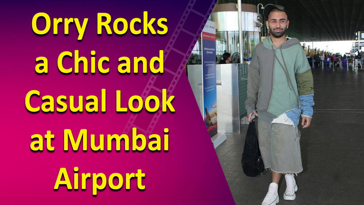 Orry’s Super Cool Airport Look is Giving Us Fashion Goals!'