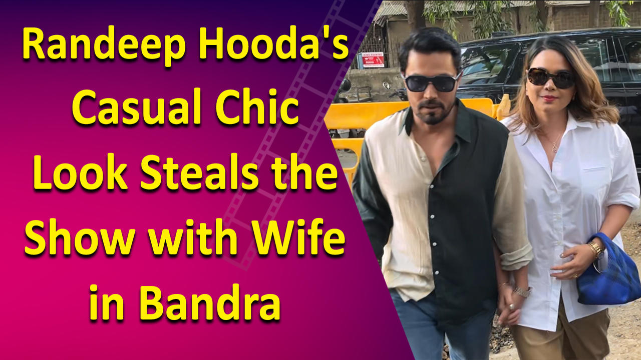 Randeep Hooda's Casual Chic Look Steals the Show with Wife in Bandra