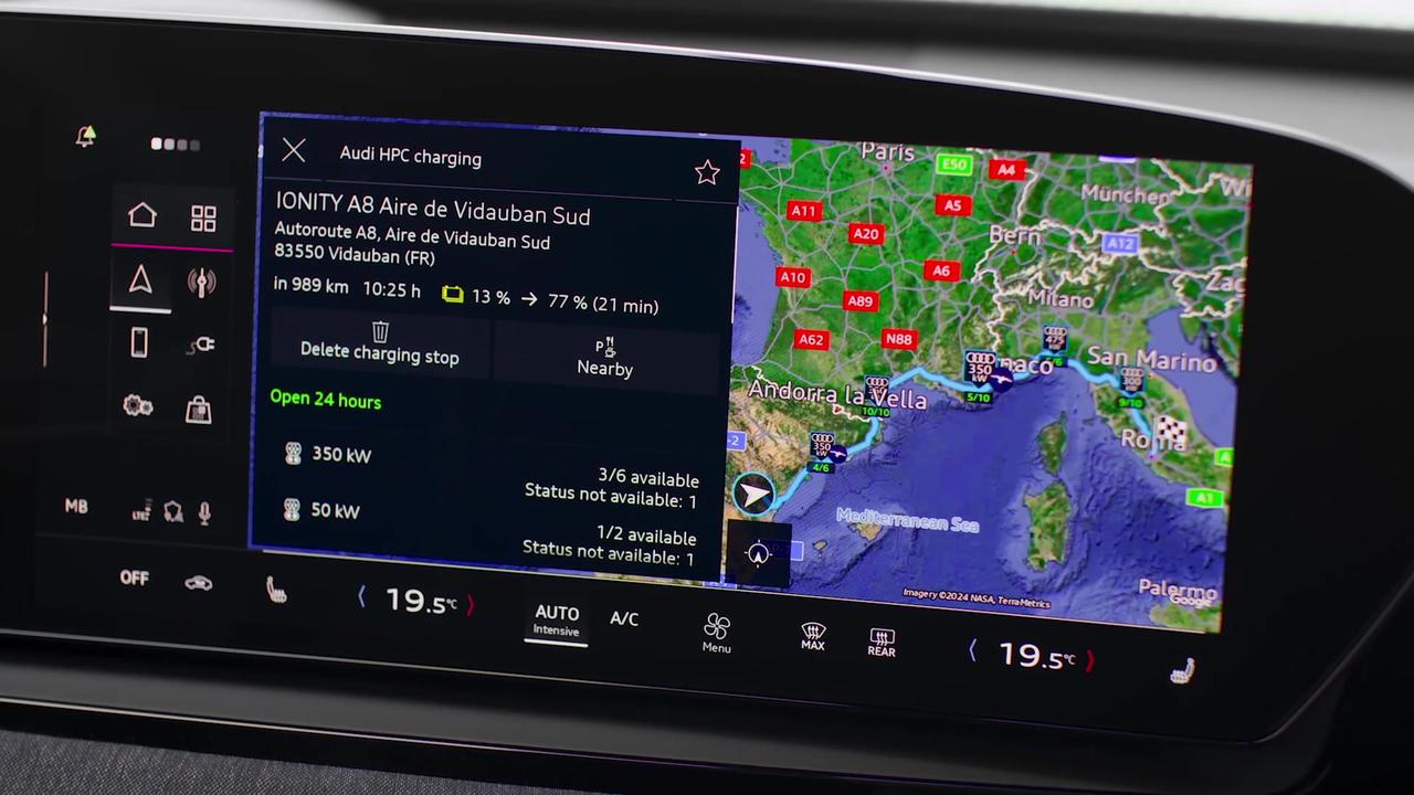 The new Audi Q6 Sportback e-tron Infotainment System