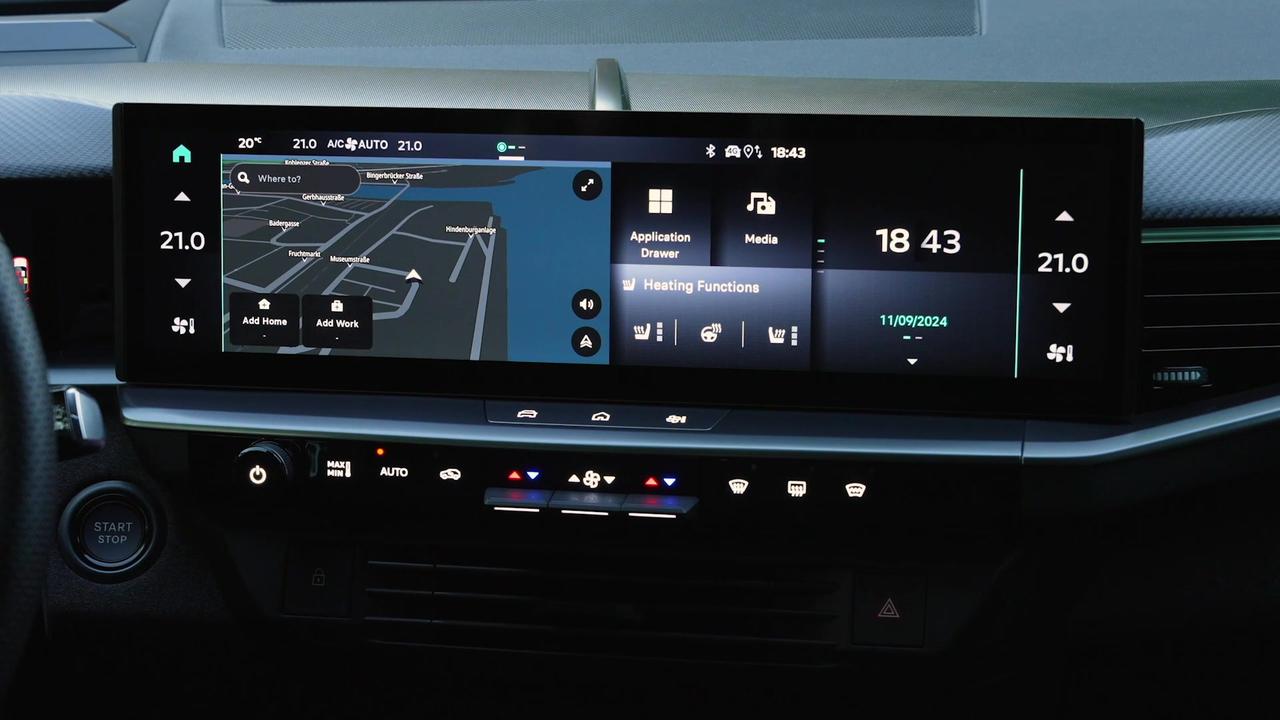 The new Opel Grandland Hybrid Infotainment System