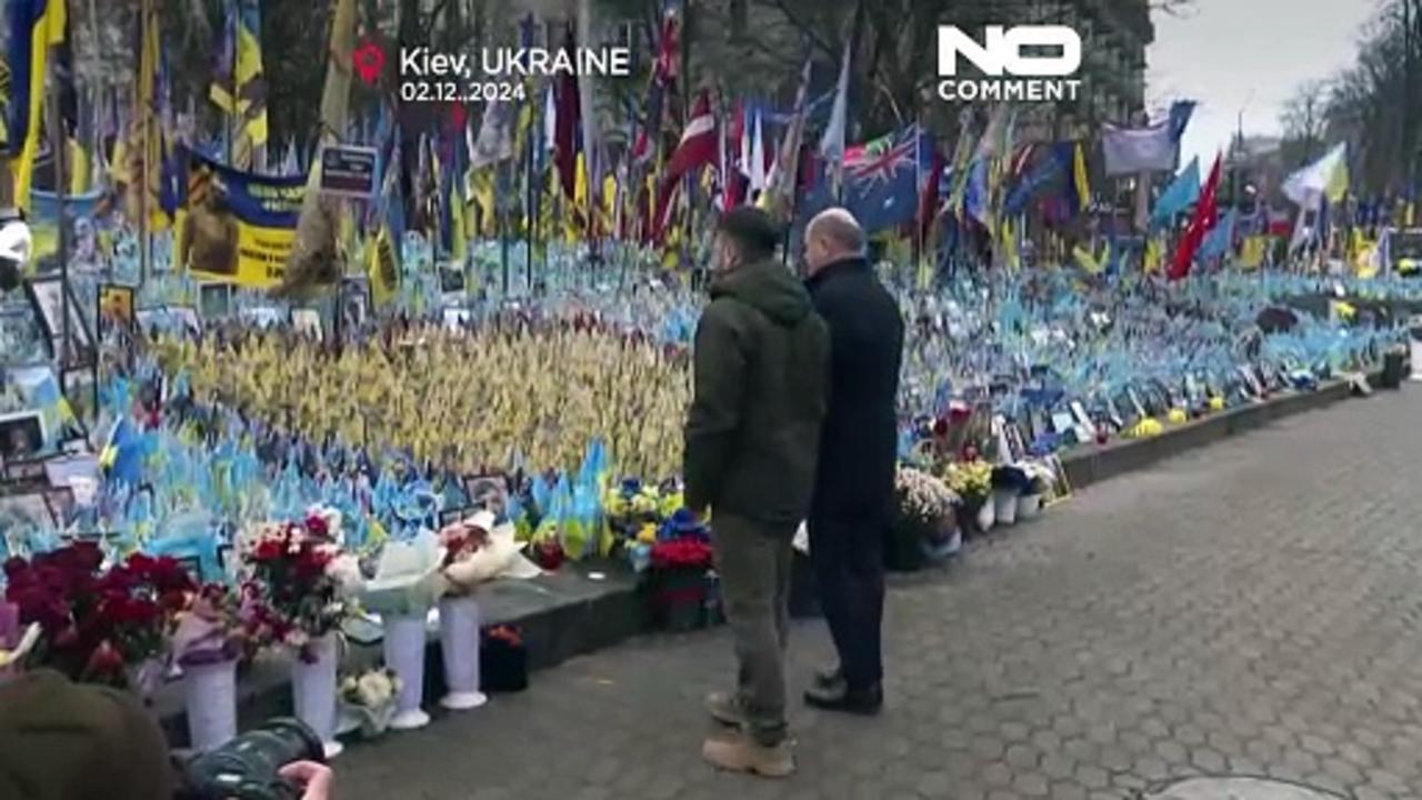 A tribute to the memory of Ukrainian soldiers