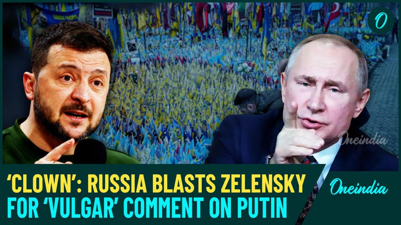 Zelensky Insults Putin with Vulgar Message; Russia Reacts, Calls Him a 'Clown'| Shocking Showdown