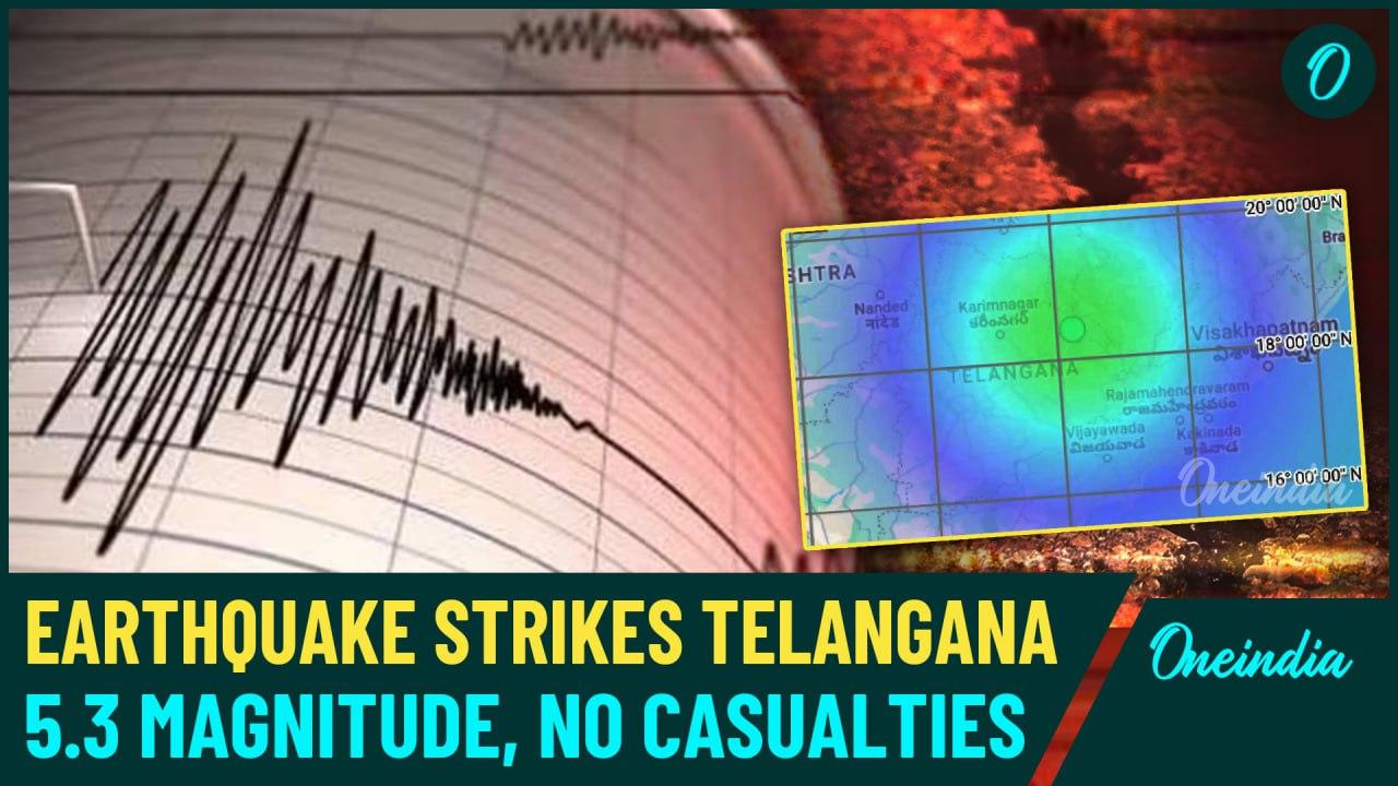 BREAKING: 5.3 magnitude quake hits Telangana, epicenter in Warangal, no casualties, NDRF on standby.