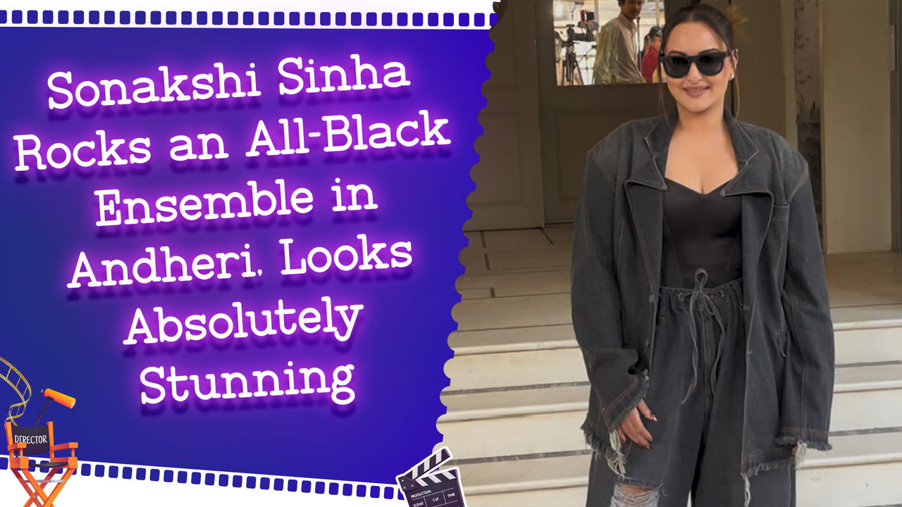 Sonakshi Sinha Rocks an All-Black Ensemble in Andheri, Looks Absolutely Stunning