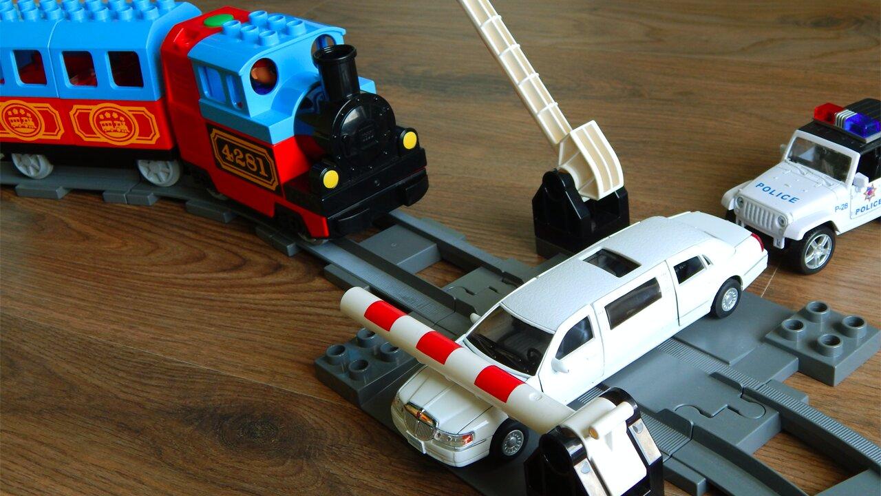 LEGO Trains and Toy Cars Adventure – Fun Cartoon for Kids!