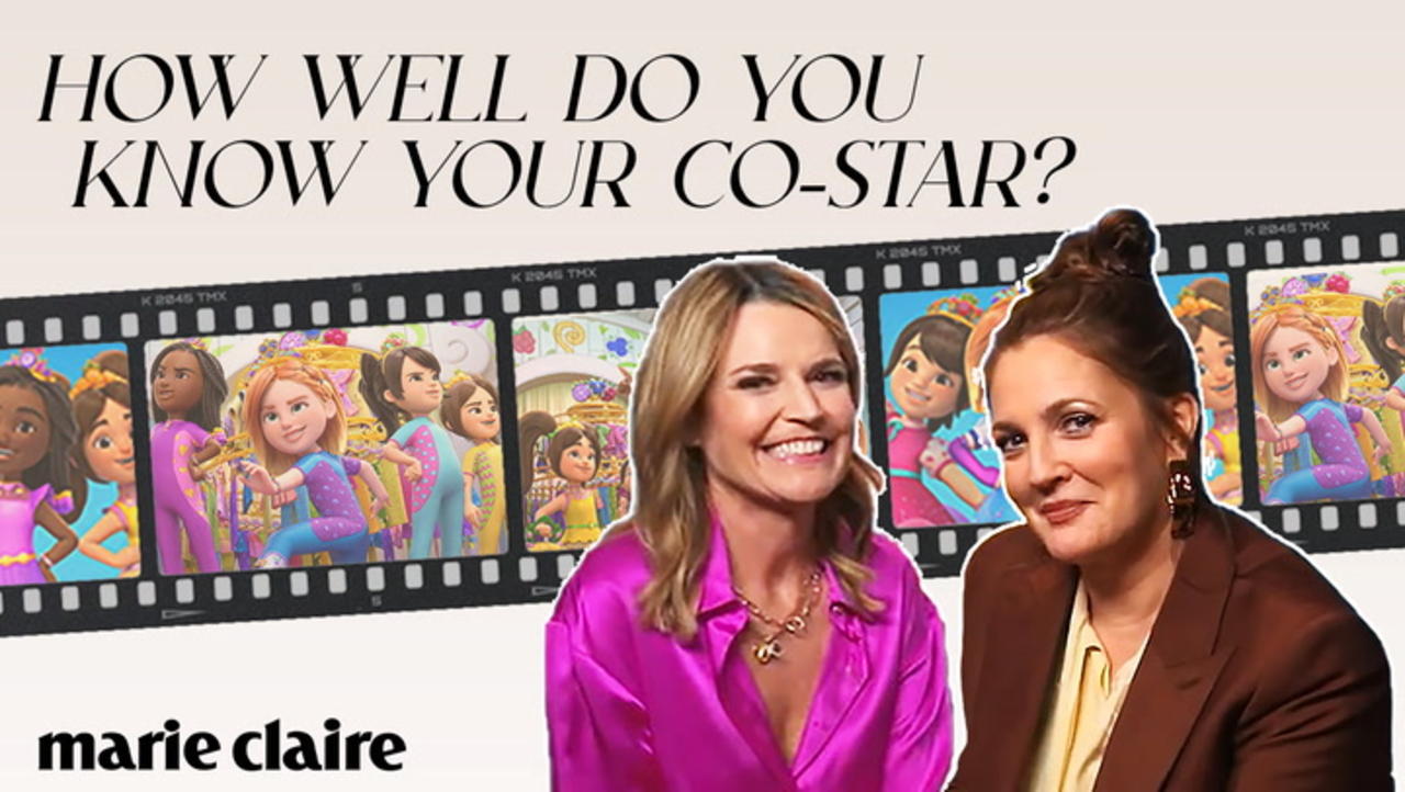 Drew Barrymore And Savannah Guthrie | How Well Do You Do Know Your Co-Star | Marie Claire