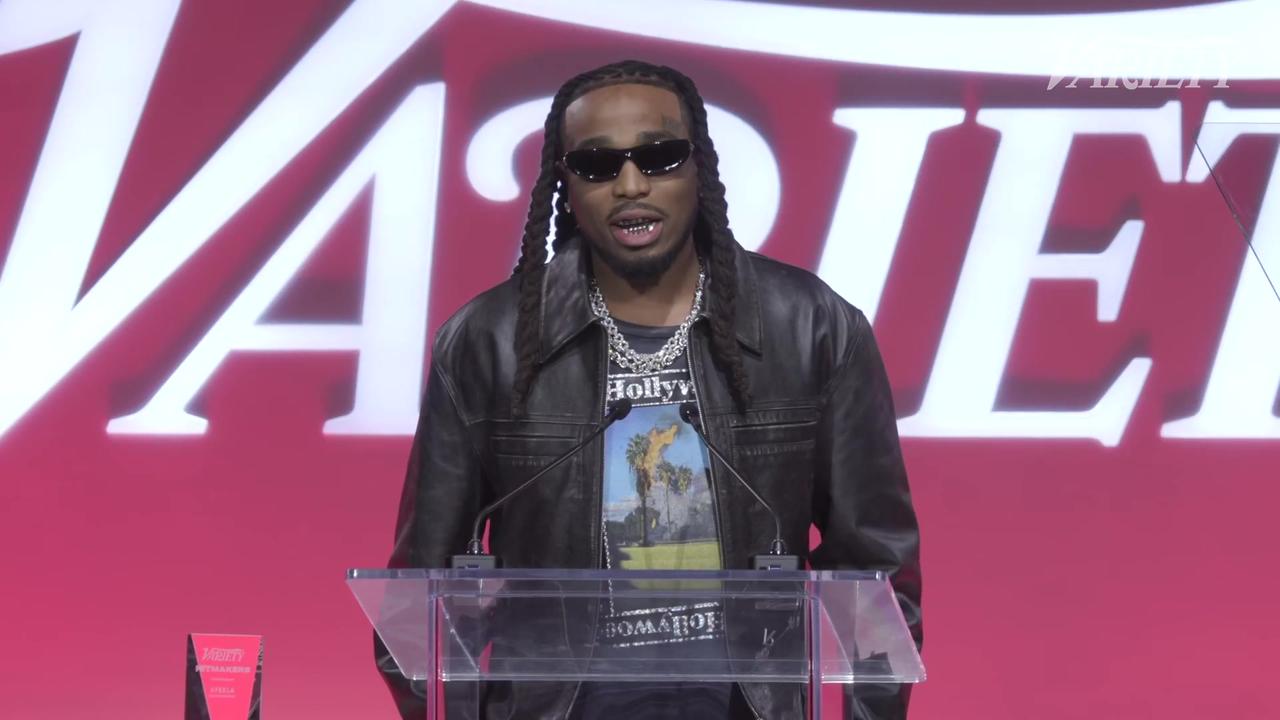 Quavo Accepts the Humanitarian of the Year Award | Variety Hitmakers