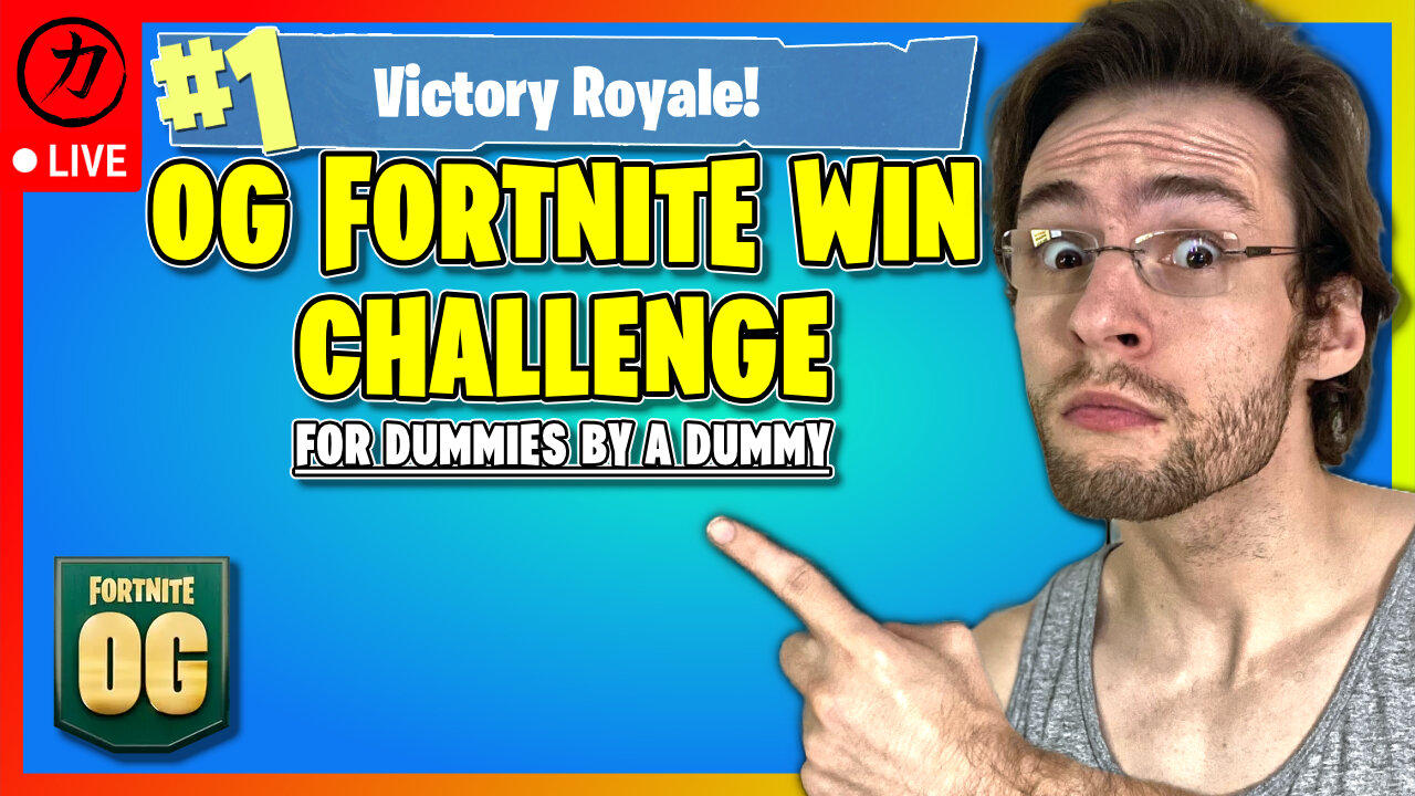 🟢 LIVE - Live - Dummy Tries To Get OG Fortnite Win | USE CODE: DRDAMON!!!