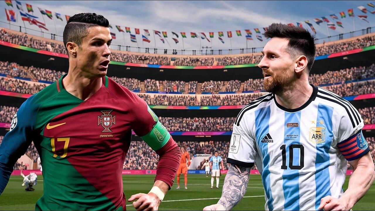 🔴 LIVE: Portugal 🇵🇹 vs Argentina 🇦🇷 | International Friendly 2024 | Ronaldo vs Messi Clash?