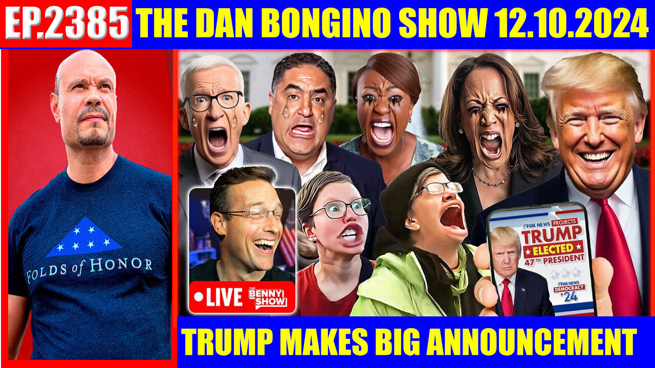 The Dan Bongino Show 12.11.2024 🔥 TRUMP'S MASS ARRESTS BEGIN NOW 🔥 PHIL GODLEWSKI