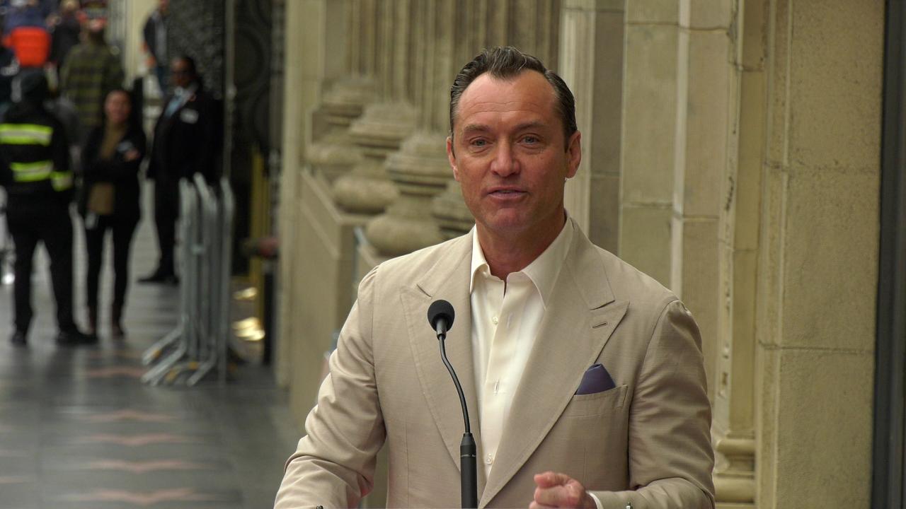 Jude Law speech at his Hollywood Walk of Fame star unveiling ceremony