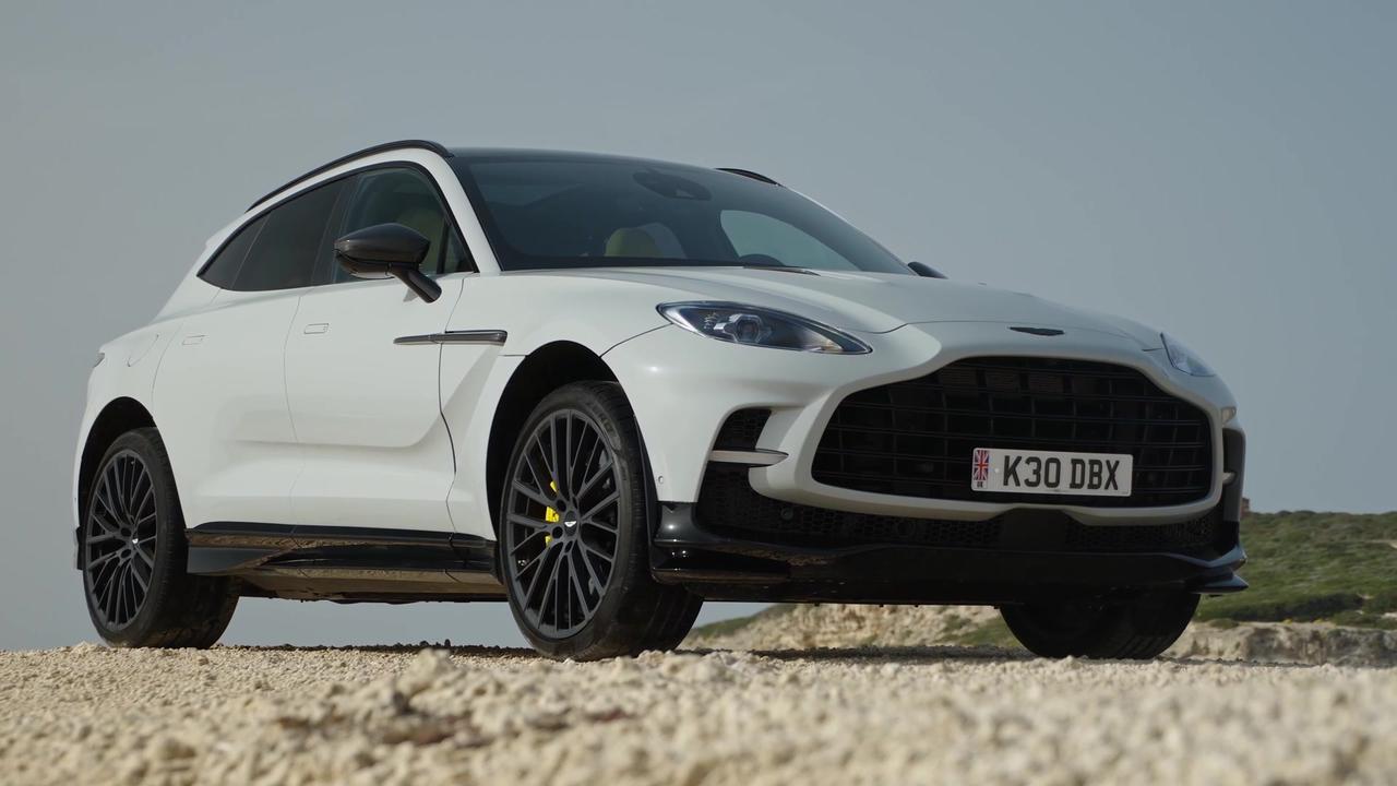 Aston Martin DBX707 Design Preview in Apex Grey in Sardinia