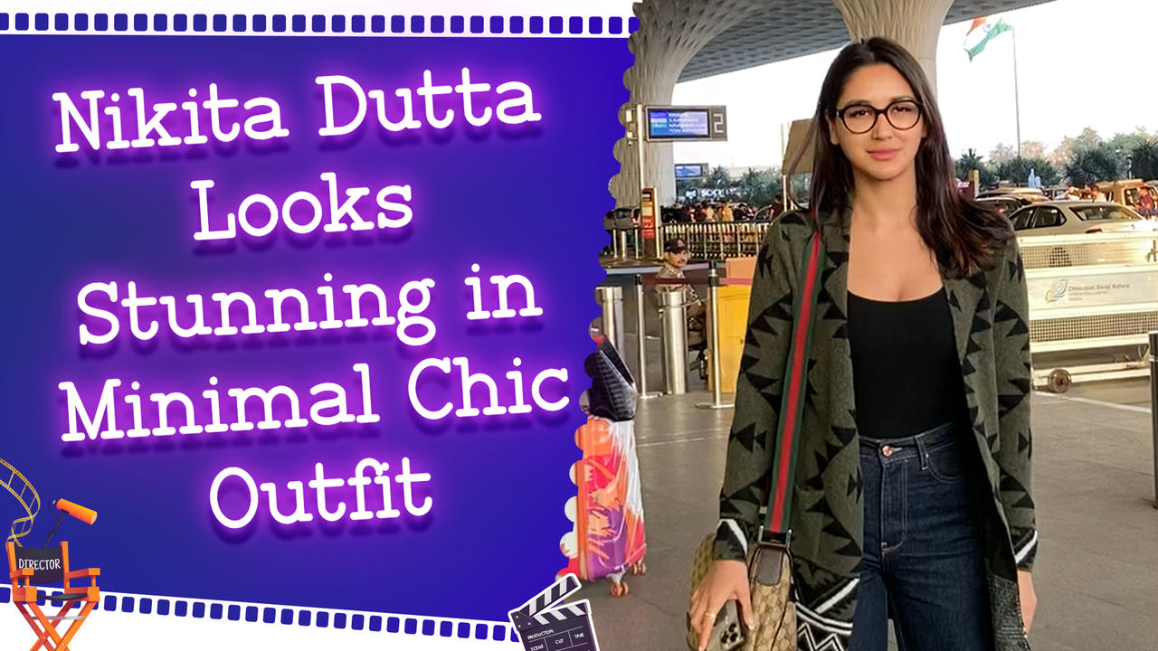 Nikita Dutta Spotted at Mumbai Airport in Stylish Casual Attire