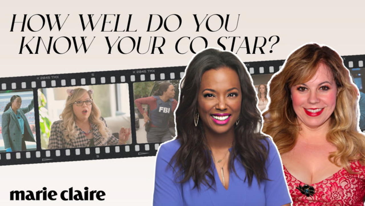 Kirsten Vangsness And Aisha Tyler | How Well Do You Know Your Co-Star | Marie Claire