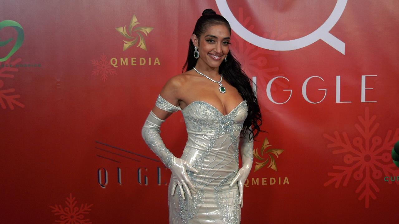 Inas X attends Quiggle’s Christmas Gala red carpet event