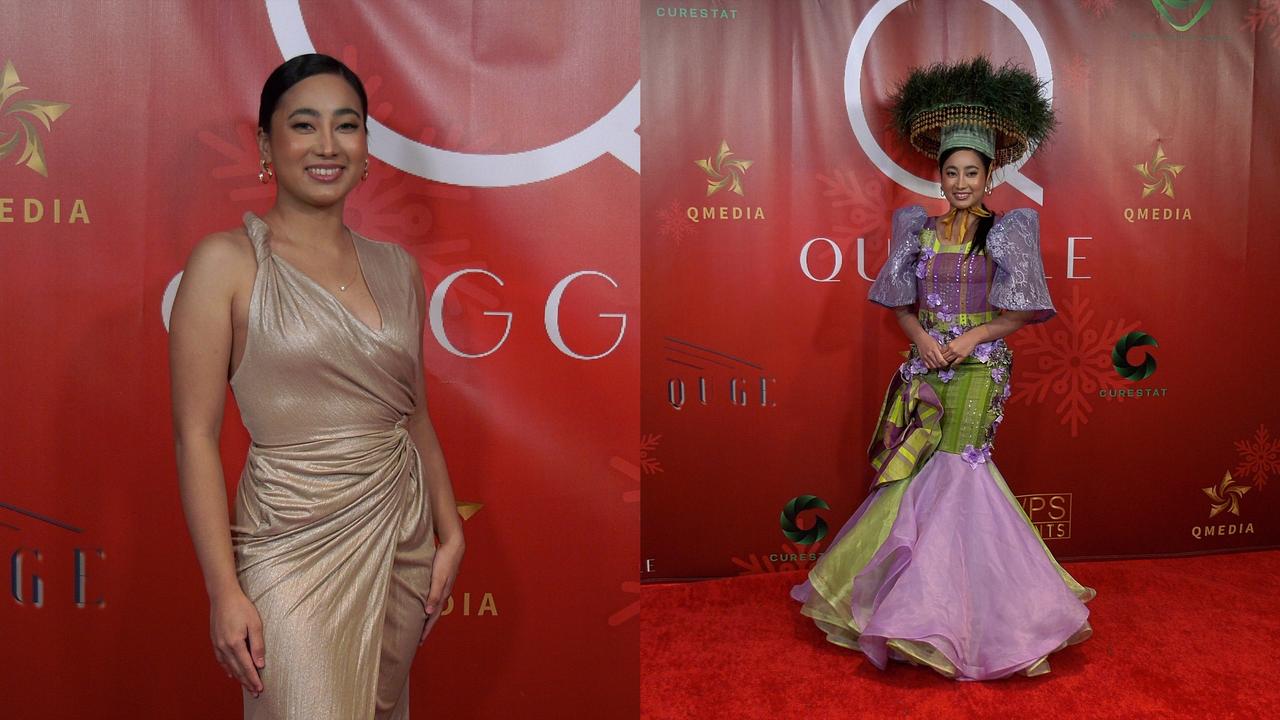 Aria Pauline Galvez attends Quiggle’s Christmas Gala red carpet event