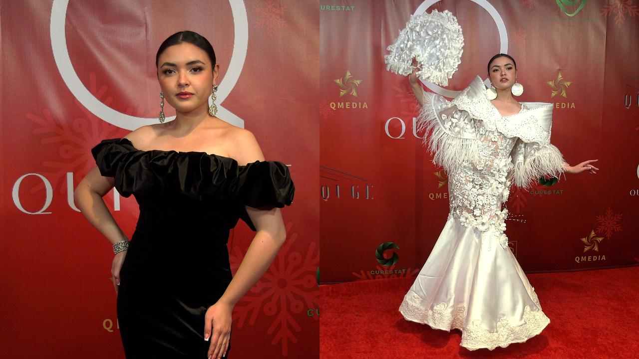 Kirra Rhein Abarintos attends Quiggle’s Christmas Gala red carpet event