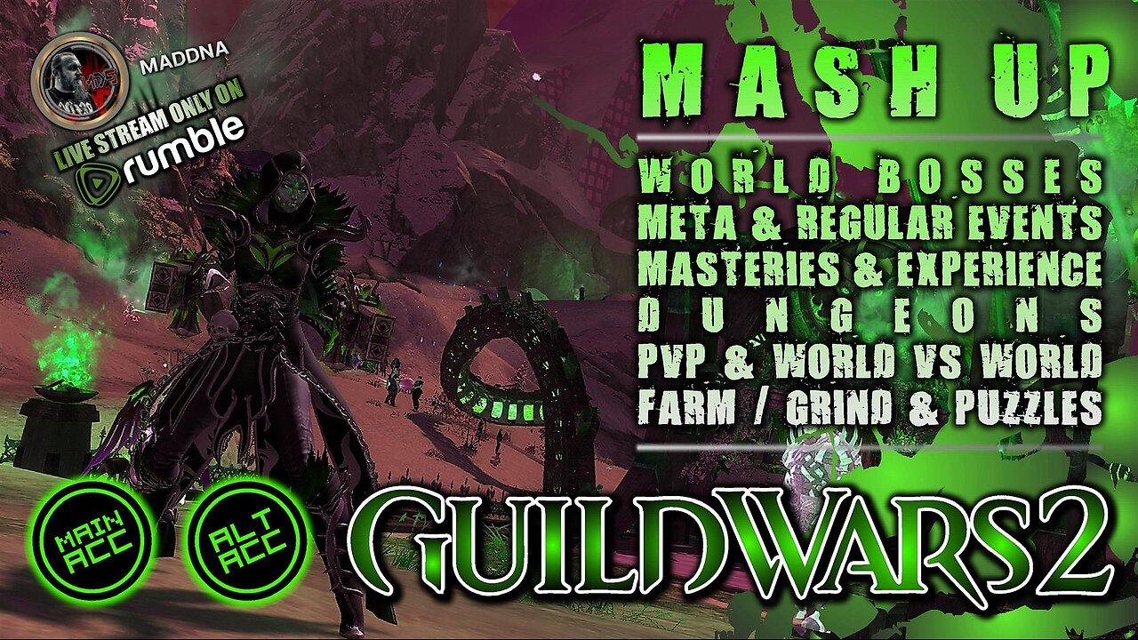 GUILD WARS 2 MASH UP ft. LEYANORE Wintersday Fest / Getting Skyscale Mount Pt.13